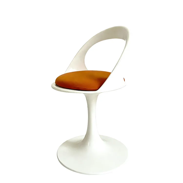Modern Tulip Cutout FRP Lounge Chair