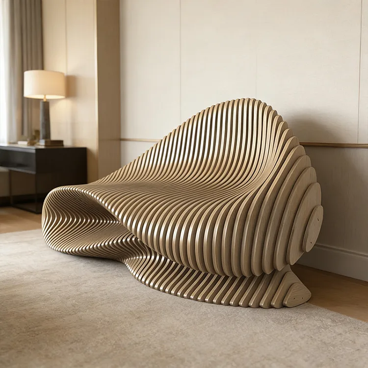 Panca parametrica in legno Wave